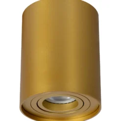 Kattospotti Lucide Tube, Ø9.6cm, IP20, kulta