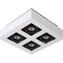 Kattospotti Lucide Xirax, 25x25cm, IP20, 5W, eri värejä