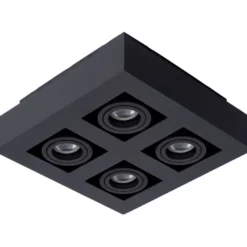 Kattospotti Lucide Xirax, 25x25cm, IP20, 5W, eri värejä