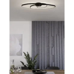 Kattovalaisin Eglo Gianella, LED, 38W, IP20, musta/valkoinen