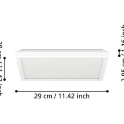 Kattovalaisin Eglo Rovito LED 1CCT IP44 eri kokoja