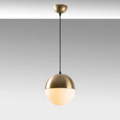 Kattovalaisin Linento Lighting Bastos, Ø20cm, messinki