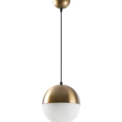 Kattovalaisin Linento Lighting Bastos, Ø20cm, messinki