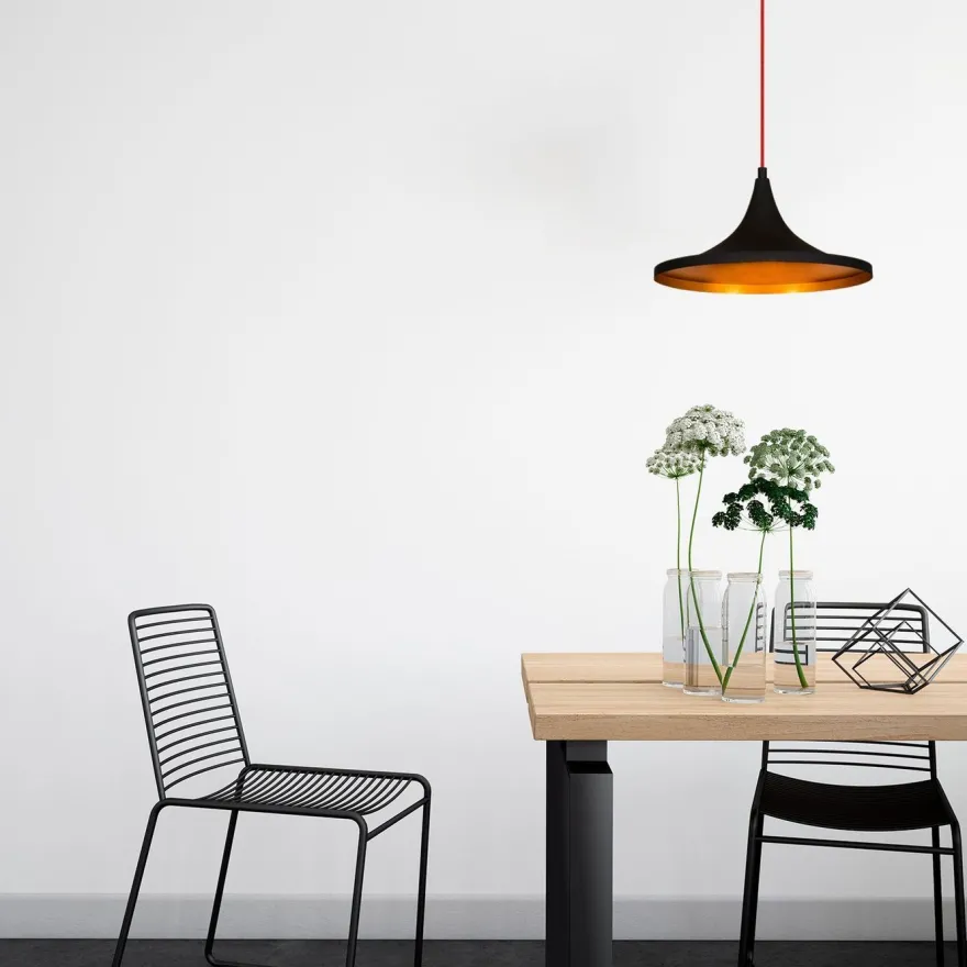 Kattovalaisin Linento Lighting Elmas, Ø35cm, musta