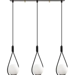 Kattovalaisin Linento Lighting GMN-00009, 3-osainen, musta
