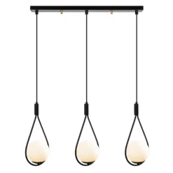 Kattovalaisin Linento Lighting GMN-00009, 3-osainen, musta