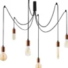 Kattovalaisin Linento Lighting Kabluni, 6-osainen, kupari/musta