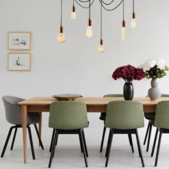 Kattovalaisin Linento Lighting Kabluni, 6-osainen, kupari/musta