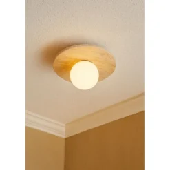 Kattovalaisin Linento Lighting Tor-Tun beige/valkoinen