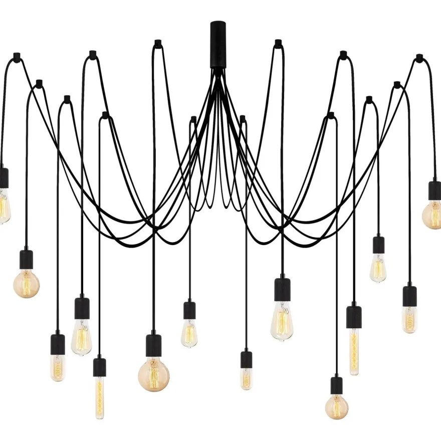 Kattovalaisin Linento Lighting Kabluni, 14-osainen, musta