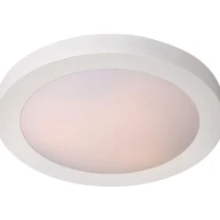 Kattovalaisin Lucide Fresh, Ø35 cm, IP44, valkoinen