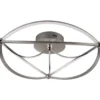 Kattovalaisin Trio Charivari, LED, Ø62cm, harjattu teräs