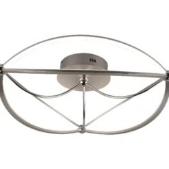 Kattovalaisin Trio Charivari, LED, Ø62cm, harjattu teräs