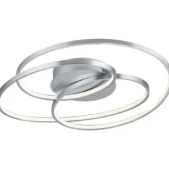 Kattovalaisin Trio Gale LED, 60 cm, harjattu teräs