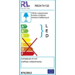 Kattovalaisin Trio Route, LED, 4-os. mattamusta
