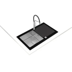 Keittiöallas Teka Diamond RS15 1B 1D, 860x510mm, musta/rst