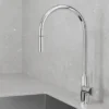 Keittiöhana Scandtap Accent Classic, ulosvedettävä juoksuputki, ruostumaton teräs