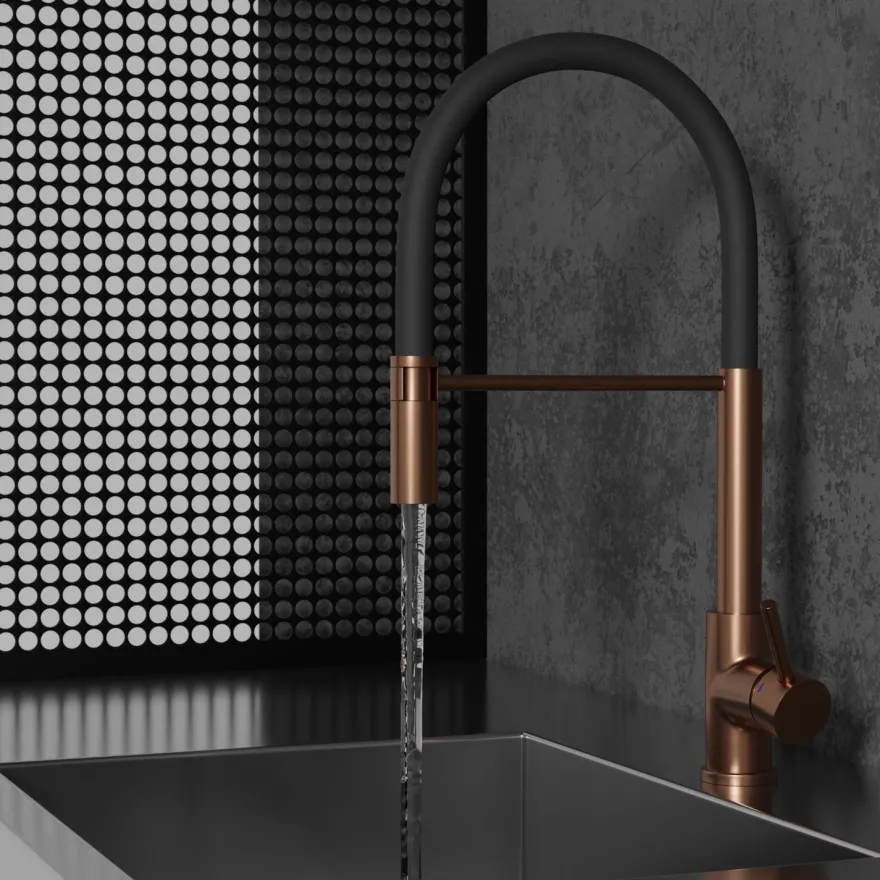 Keittiöhana Scandtap Steel Pro Amber