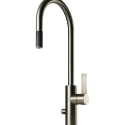Keittiöhana Tapwell Arman ARM885, APK-liitäntä, ulosvedettävä juoksuputki, Brushed Nickel