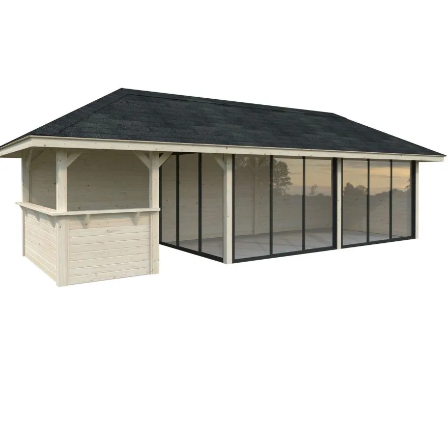 Kesähuone Palmako Bianca Set 219, sis.liukuovet 24,9 m²