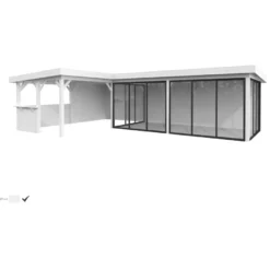 Kesähuone Palmako Lenna Set 421, sis.liukuovet 33,2 m²