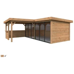 Kesähuone Palmako Lenna Set 422, sis.liukuovet 24,9 m²