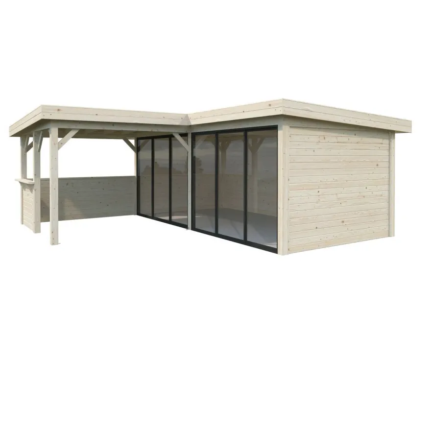 Kesähuone Palmako Lenna Set 422, sis.liukuovet 24,9 m²