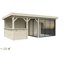 Kesähuone Palmako Lenna Set 408, sis.liukuovet 16,6 m²