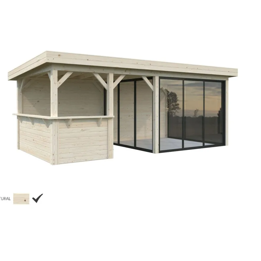 Kesähuone Palmako Lenna Set 408, sis.liukuovet 16,6 m²