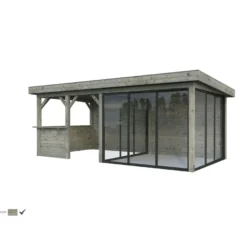 Kesähuone Palmako Lenna Set 408, sis.liukuovet 16,6 m²