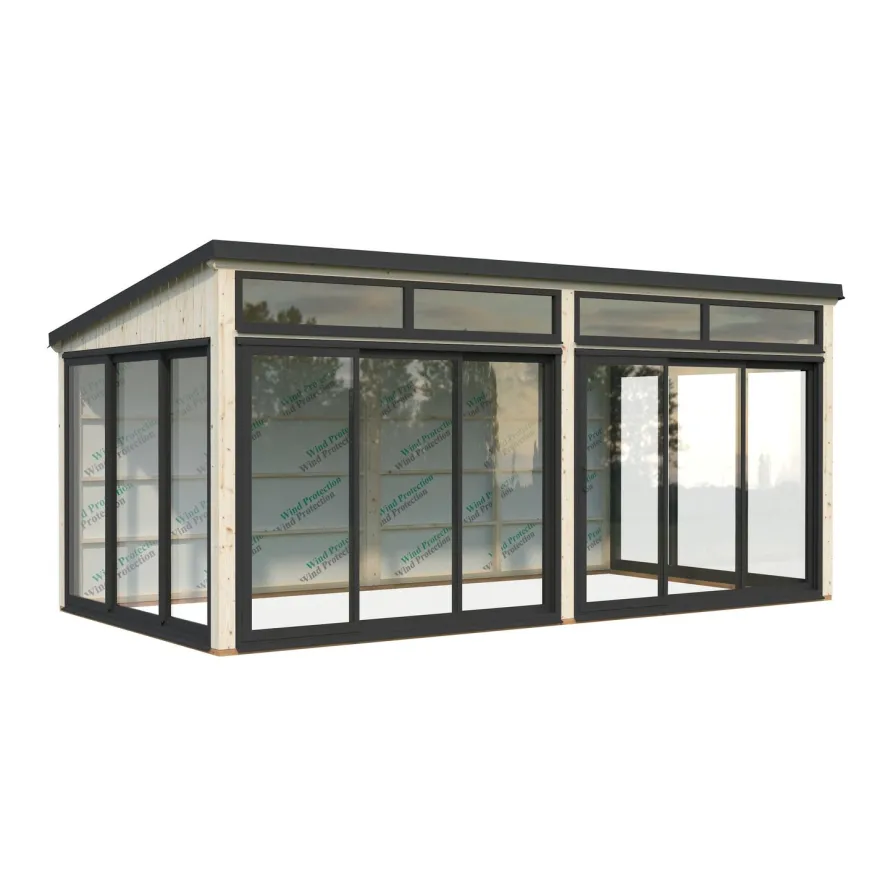 Kesähuone Palmako Saga 16,2 m2, sis. tuplalasilla liukuovet