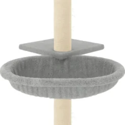Kissan kiipeilypuu, sisal-raapimispylväillä 72 cm, eri värejä (16240)