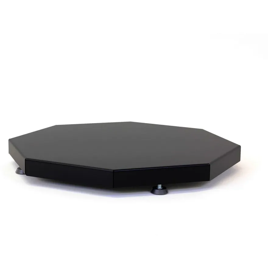 Kiukaan alusta PP-Tuote, 8-kulmainen, 600x600 mm, musta