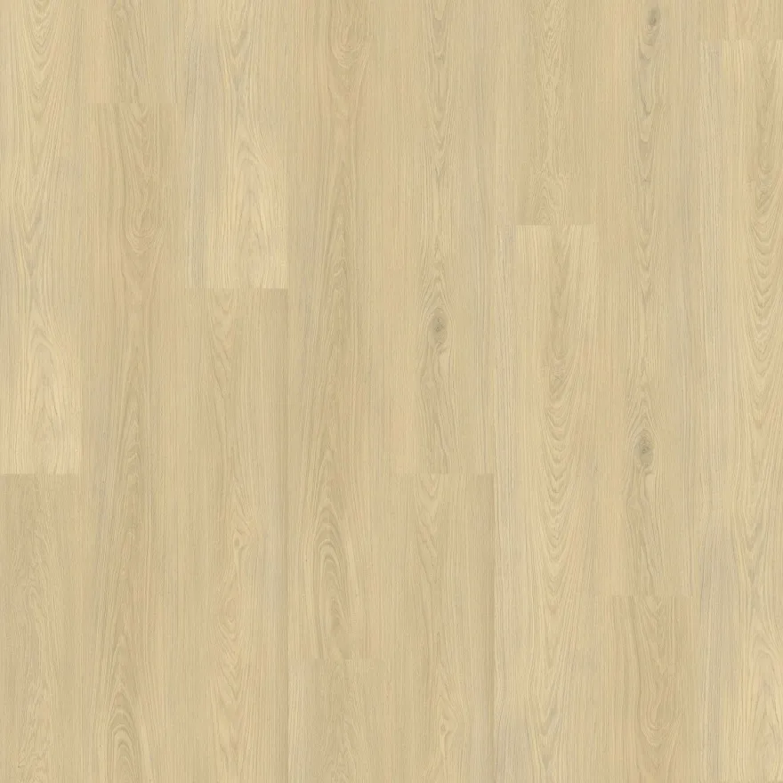 Kivikomposiittivinyylilankku DomusFlooring Vellamon vaalea tammi, integroitu askeläänieriste
