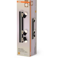 Kohdevalaisin Osram Decor Spot Mars Click-Select 3-osainen 3000K musta