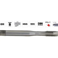 Konekierretappi Tivoly T Line, M4x0.7, HSS DIN