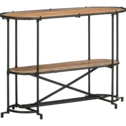 Konsolipöytä, massiivipuuta, 110x42x76 cm, eri materiaalivaihtoehtoja (42382)