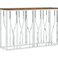 Konsolipöytä, 110x30x70 cm, eri värejä ja materiaaleja (17585)
