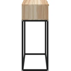 Konsolipöytä, 80x30x75 cm, tekninen puu ja rauta, eri värejä (28371)