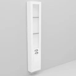Korkea kaappi Noro Flexline 222.3, 300mm, valkoinen kehysovi