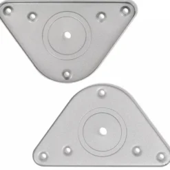 4 korkeussäädettävää pöydänjalkaa harjattu nikkeli 1100 mm