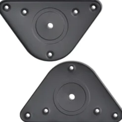 4 korkeussäädettävää pöydän jalkaa musta 870 mm
