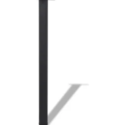 4 korkeussäädettävää pöydän jalkaa musta 870 mm