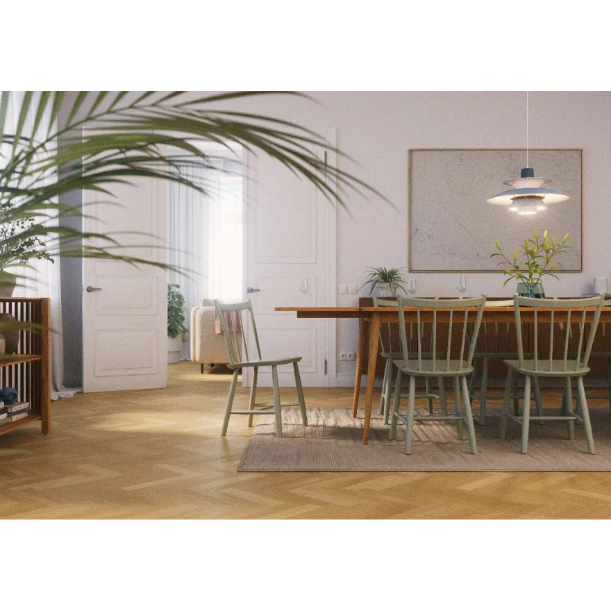 Kovetettu kalanruotolattia Bjelin Woodura Stockholm 3.0 Classic Oak Select Natural, eri kokoja