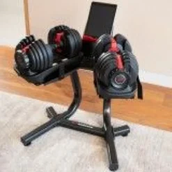 Käsipainoteline Bowflex SelectTech, paditelineellä