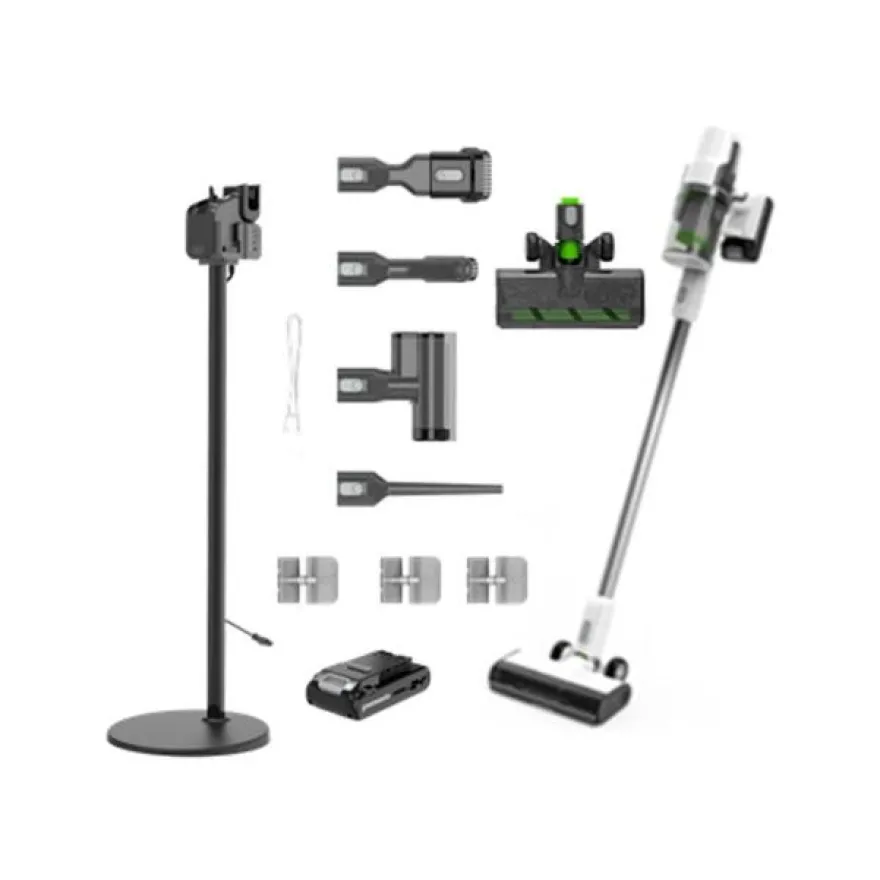 Käsipölynimurisarja Greenworks GD24SVK4, 24V, 4.0Ah akulla