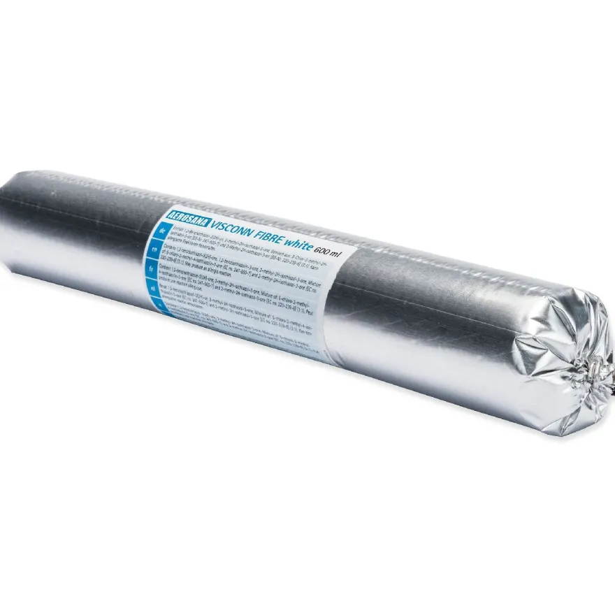 Kuituvahvistettu tiivistyspinnoite Aerosana Visconn Fibre, 600ml, valkoinen