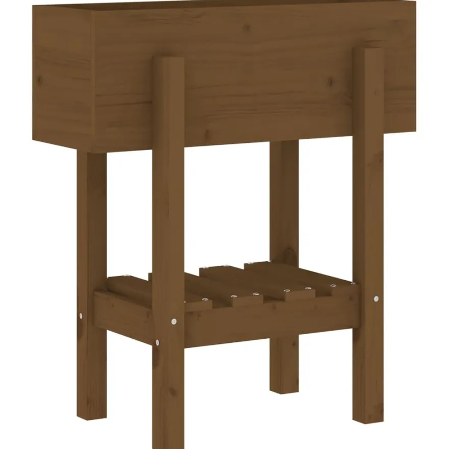 Kukkalaatikko hunajanruskea 62x30x69 cm, mänty