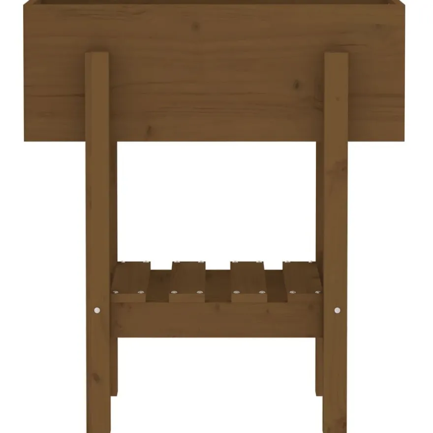 Kukkalaatikko hunajanruskea 62x30x69 cm, mänty