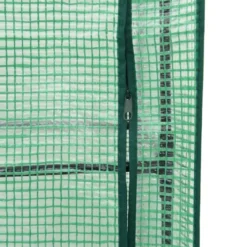Kukkalaatikko kasvihuonepeitteellä rottinkityyli 120x40x140 cm (15862)